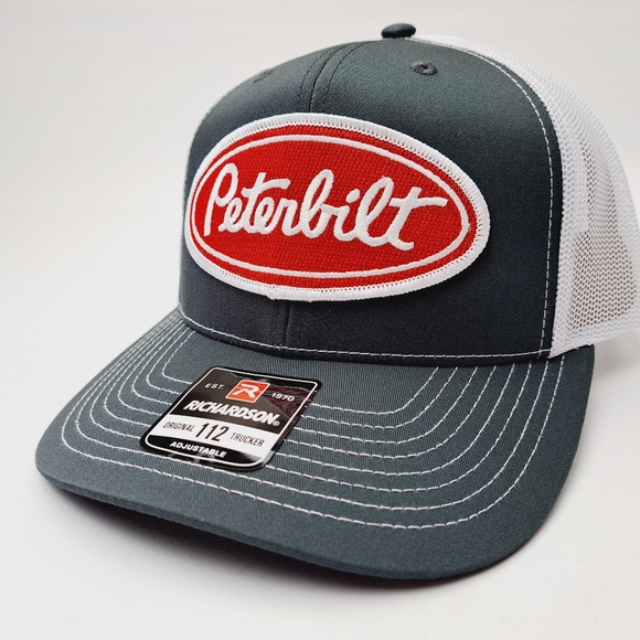 Peterbilt Richardson 112 Trucker Embroidered Patch Hat Cap Mesh Snapback… - Picture 2 of 4